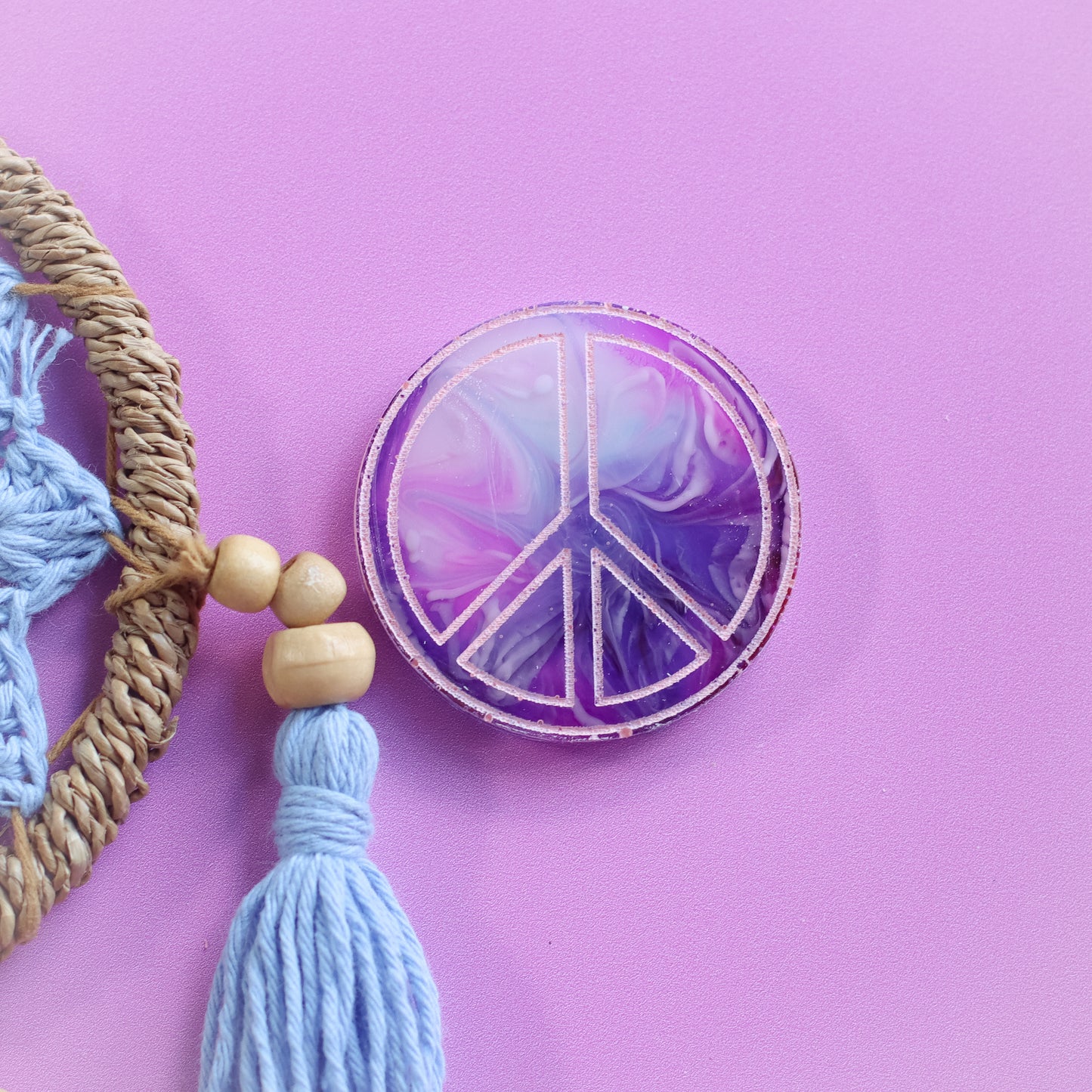 Wanderlust Medium Peace Tag