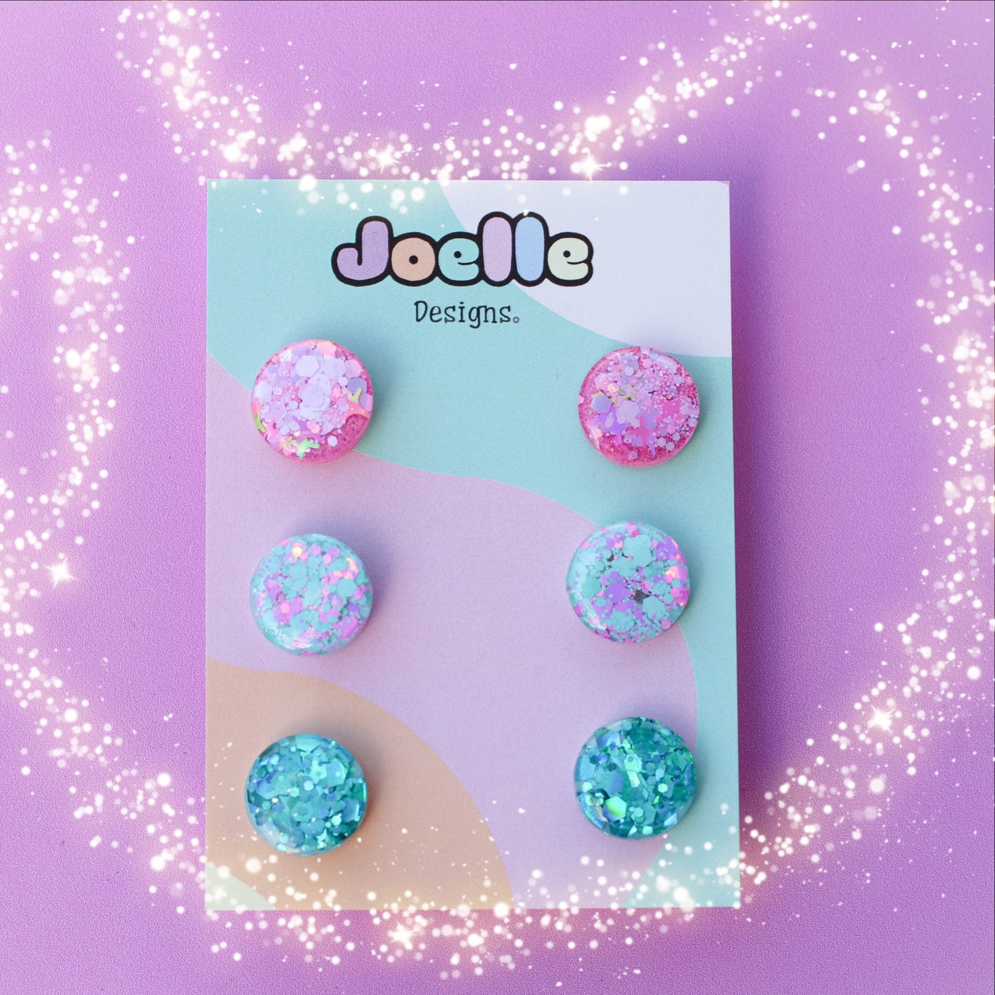 3 Pack Resin Studs