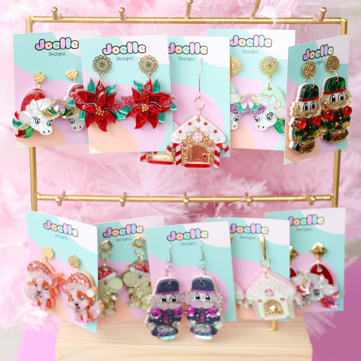 Gingerbread House Earrings