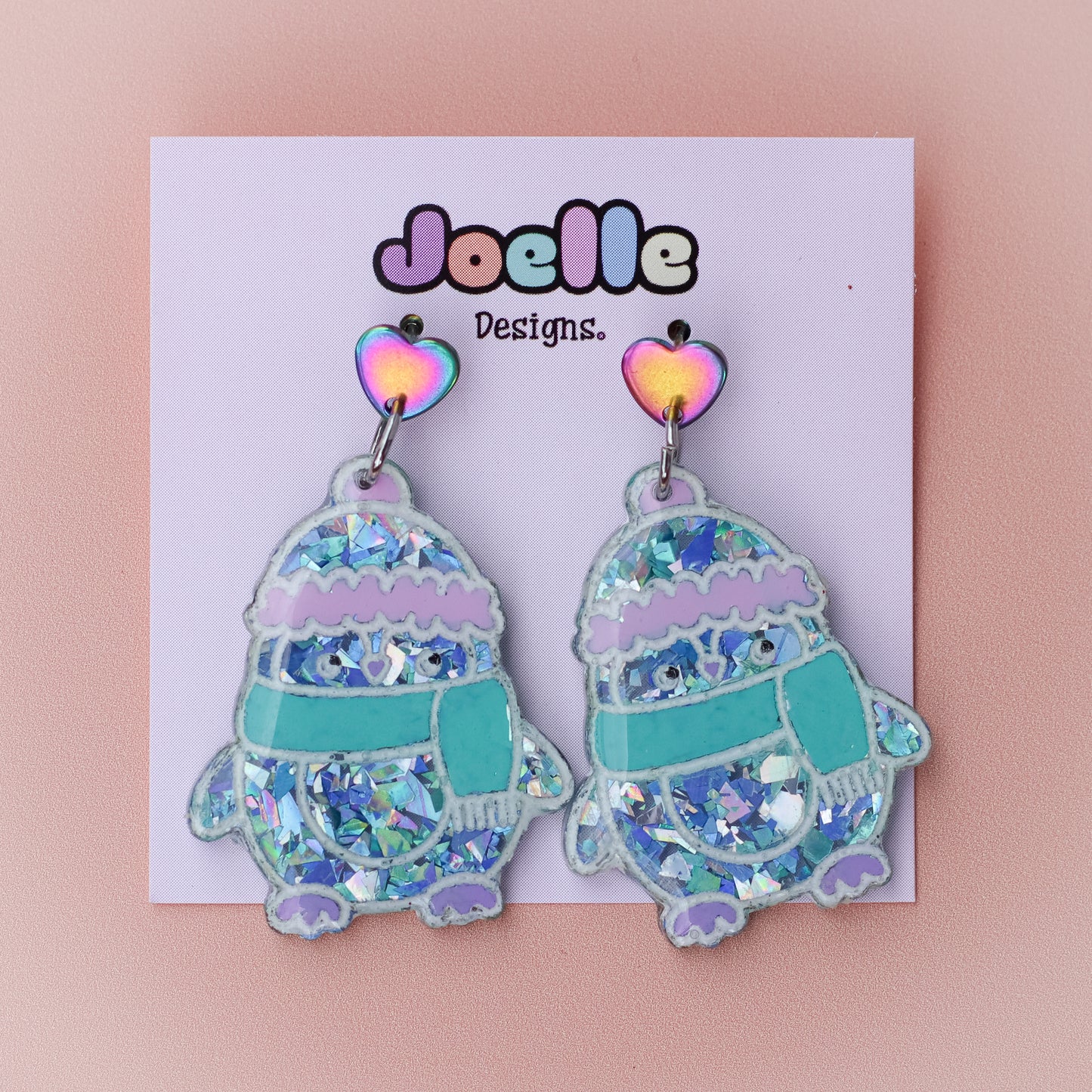 Festive Penguin Earrings