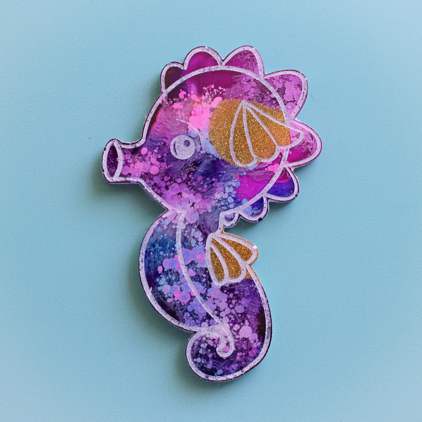 Large Seahorse Tag