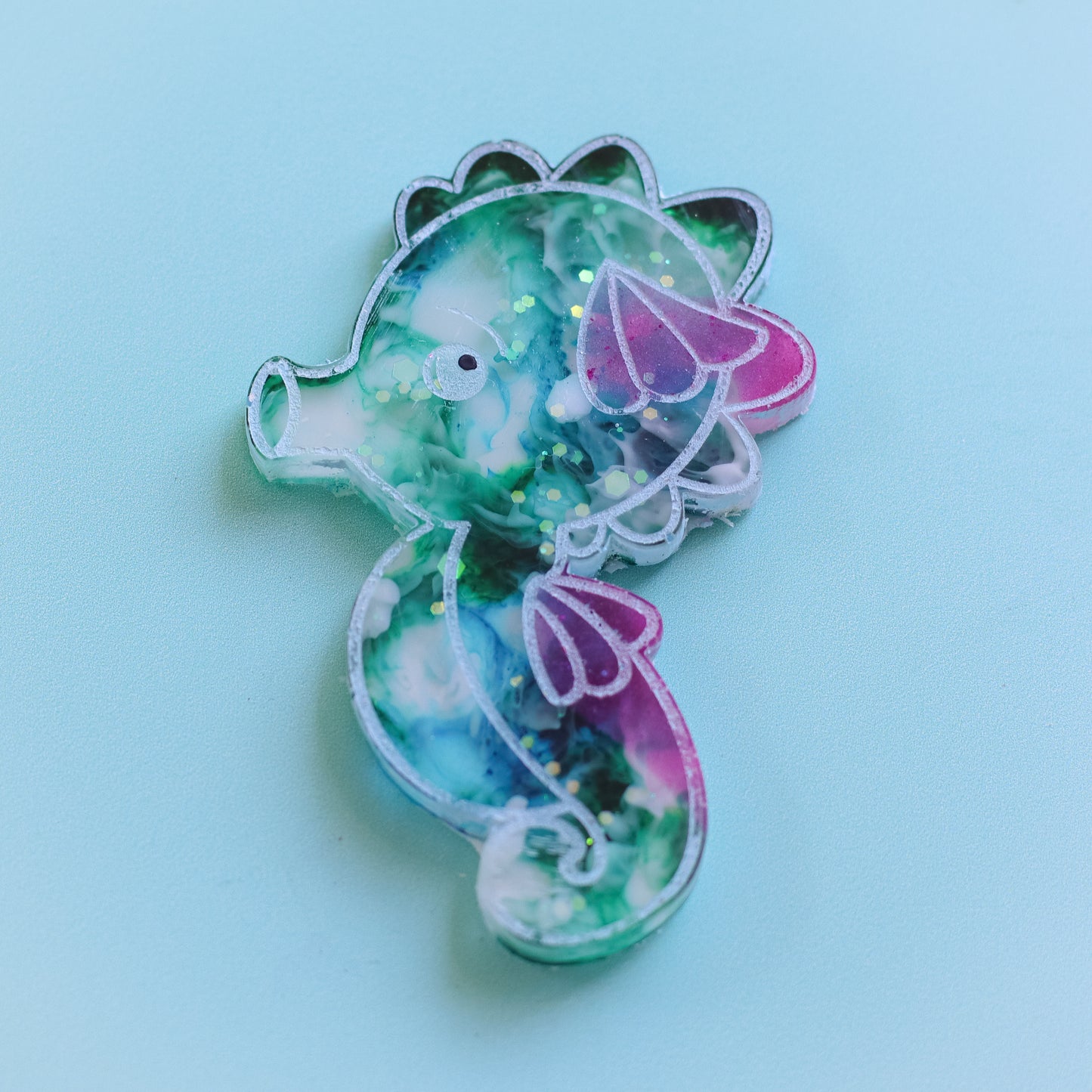 Large Seahorse Tag