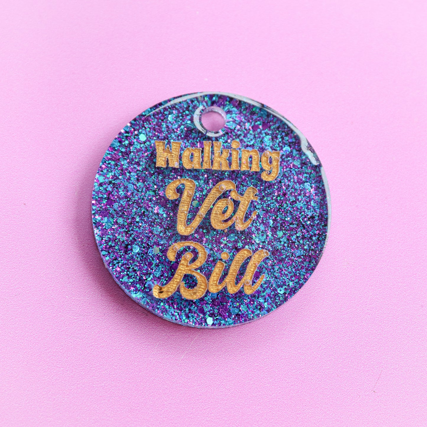Walking Vet Bill Slogan Collar Candy®️
