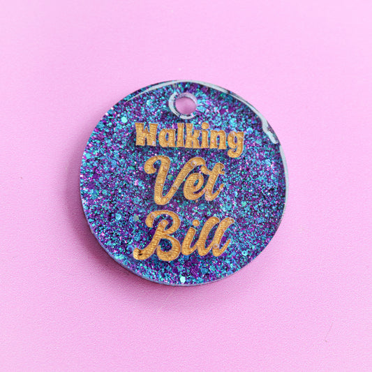Walking Vet Bill Slogan Collar Candy®️