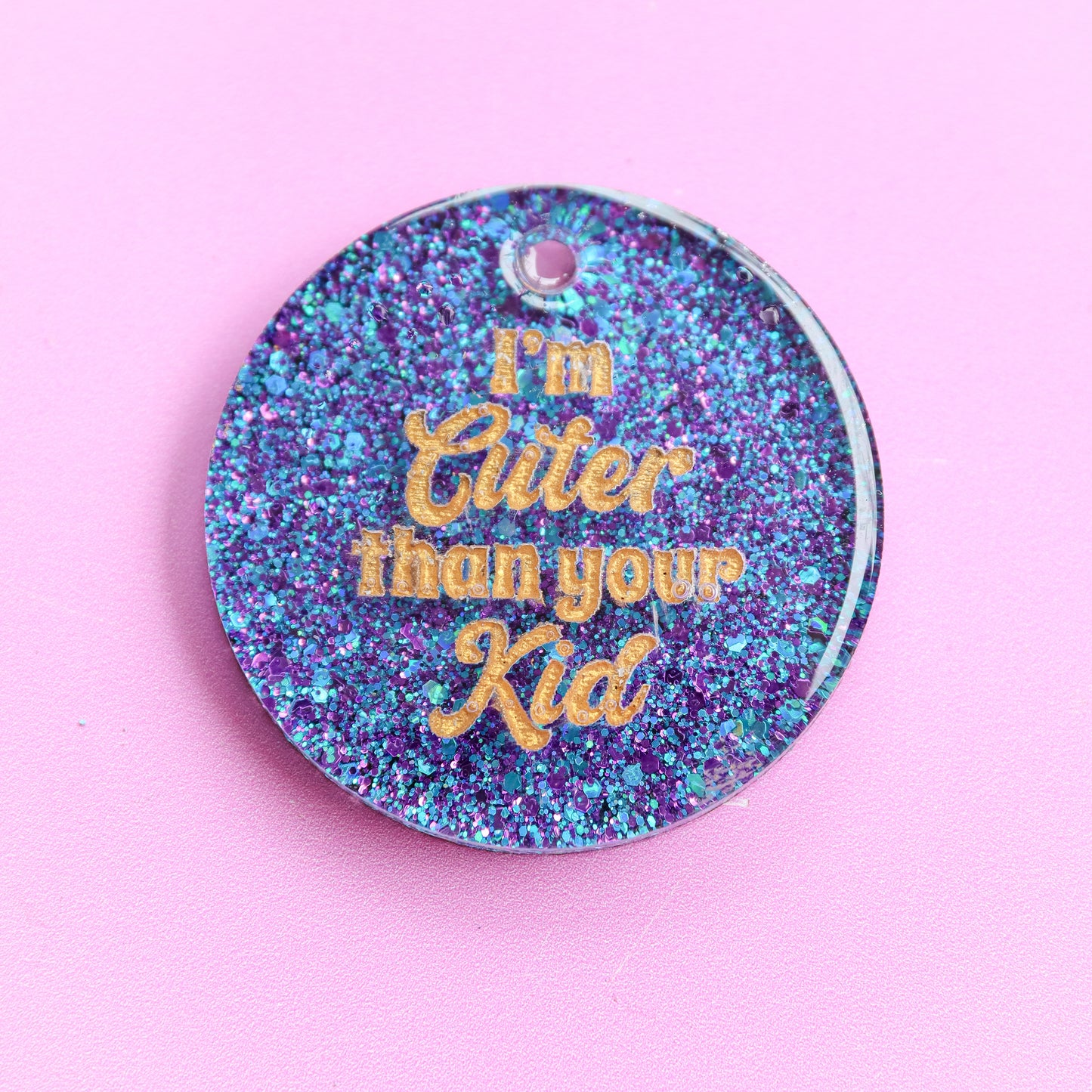 I’m Cuter than your Kid Slogan Collar Candy®️