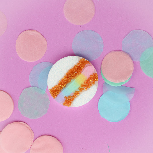 Medium Pastel Circle Shaped Tag