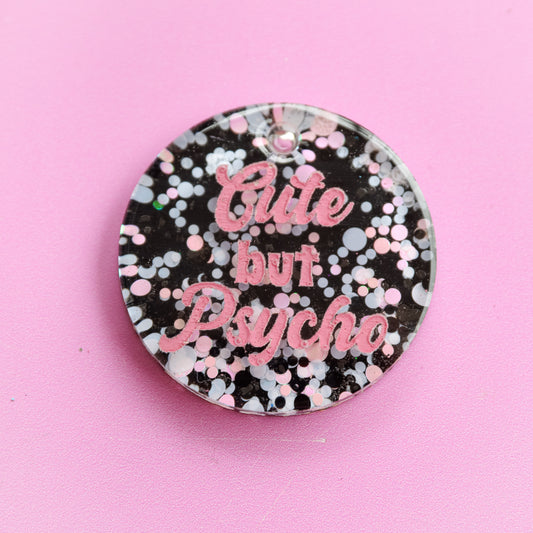 Cute but Psycho Slogan Collar Candy™️