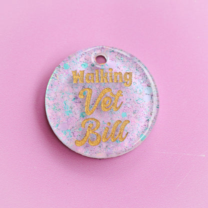 Walking Vet Bill Slogan Collar Candy®️