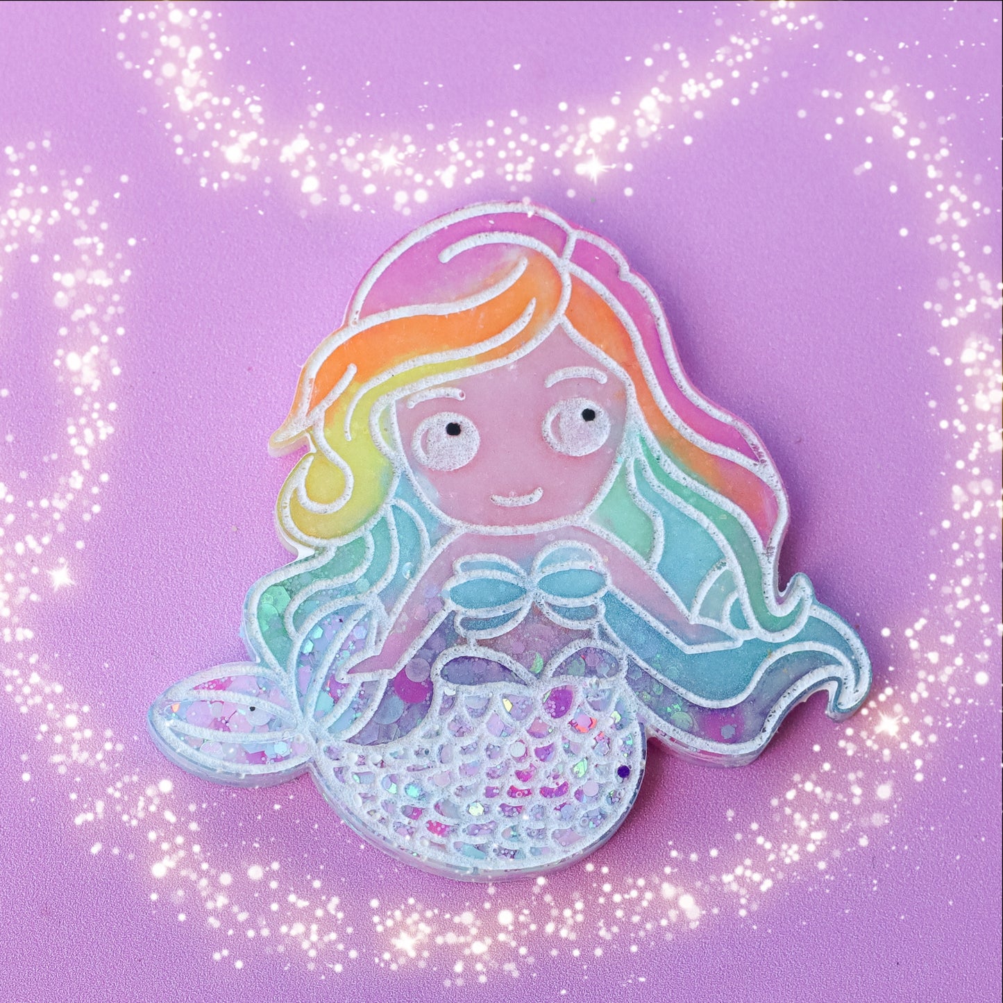 Large Mermaid Pet Tag