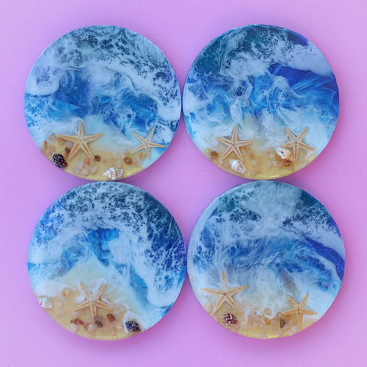 4 Custom Resin Coasters