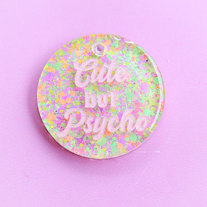 Cute but Psycho Slogan Collar Candy®️