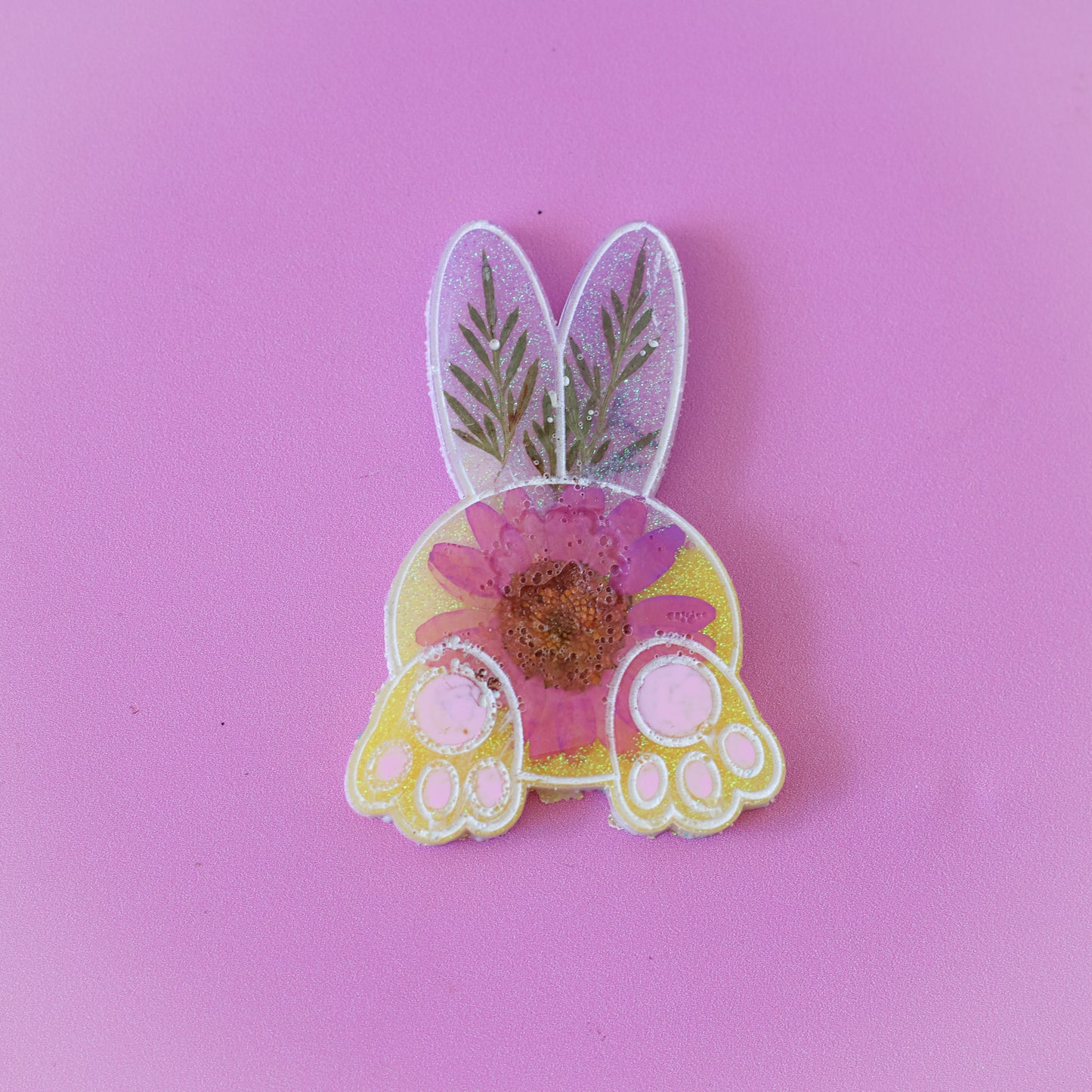 Large Bunny Bum Pet Tag