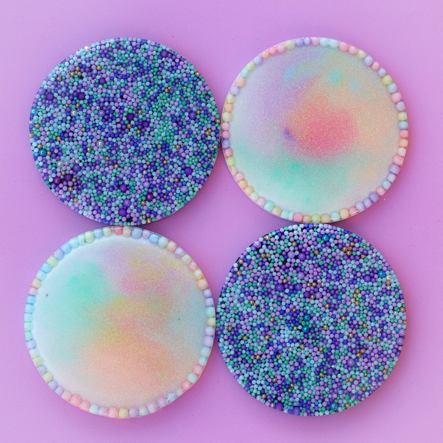 4 Custom Resin Coasters