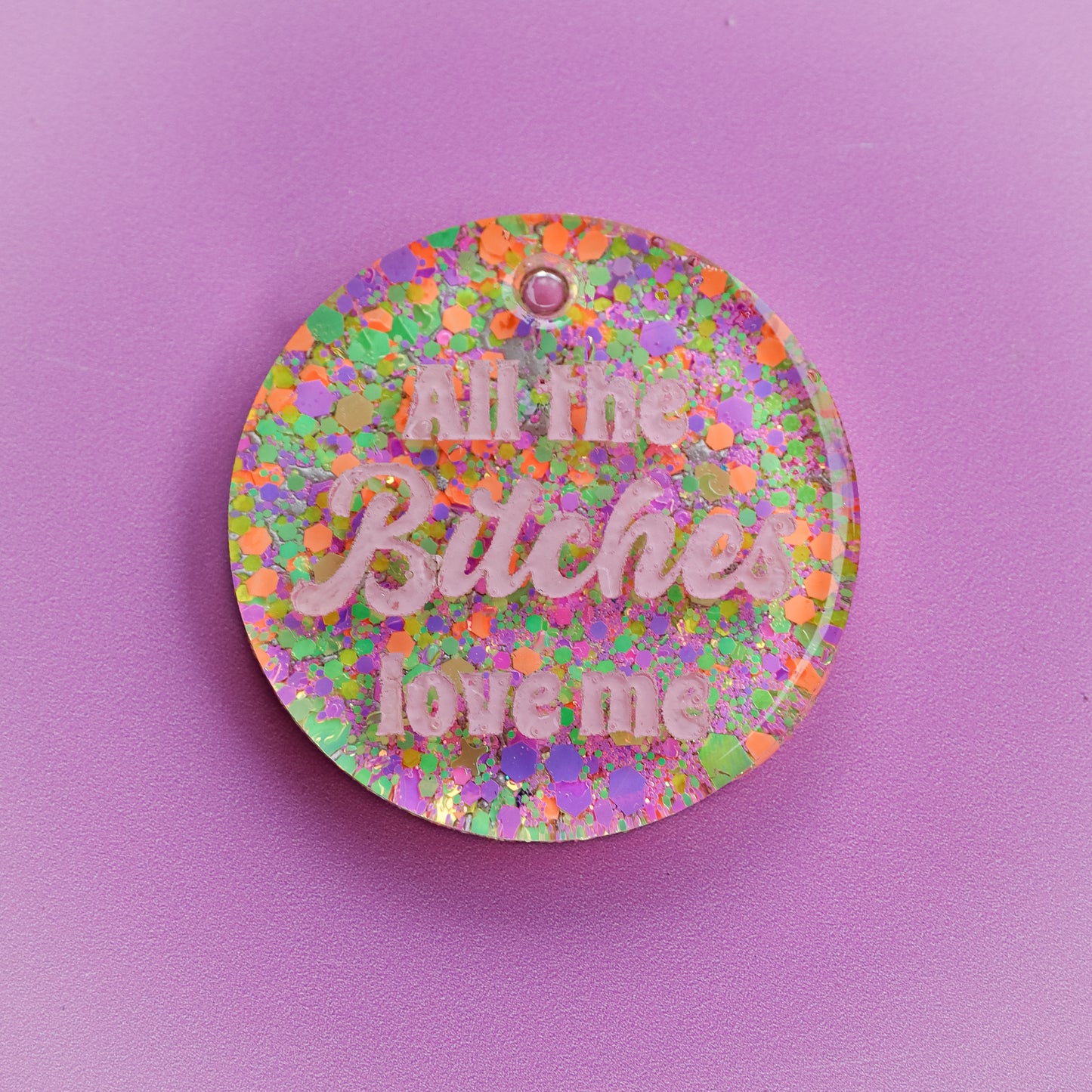 All the Bitches Love Me Slogan Collar Candy®️