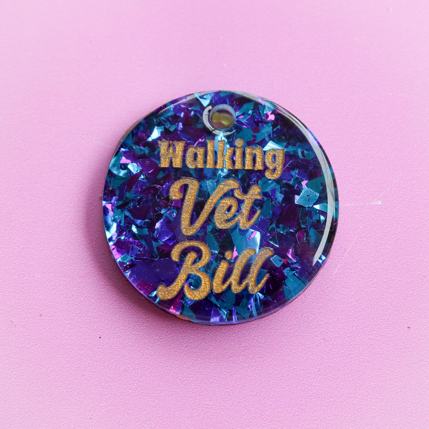 Walking Vet Bill Slogan Collar Candy®️