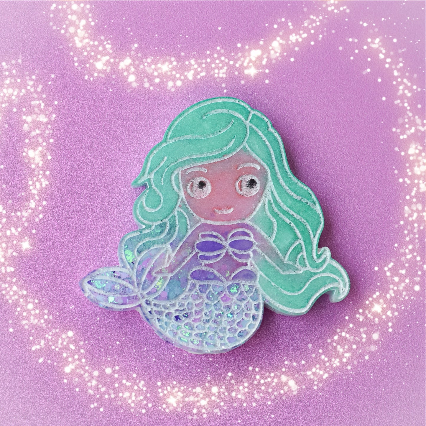 Medium Mermaid Pet Tag