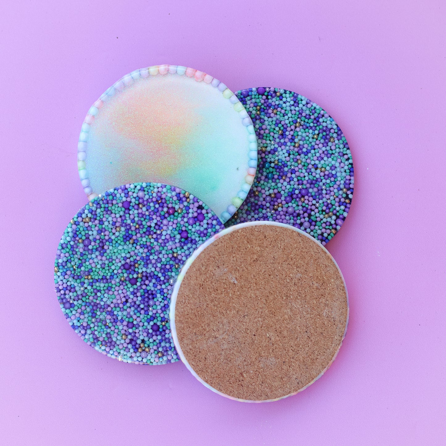 4 Custom Resin Coasters