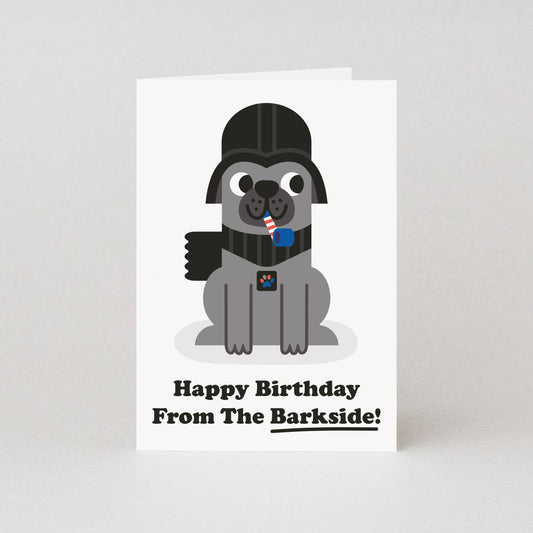 From The Barkside Movie Birthday Card | Dog Birthday Card