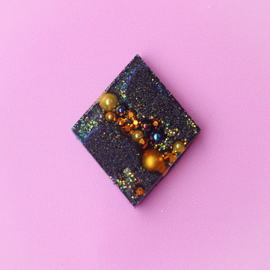 Bling Diamond Shaped Tag