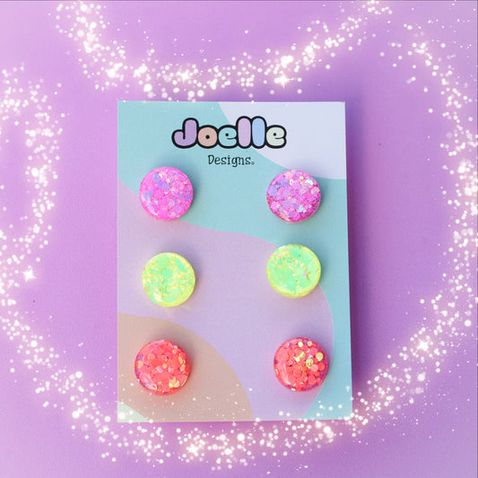 3 Pack Resin Studs