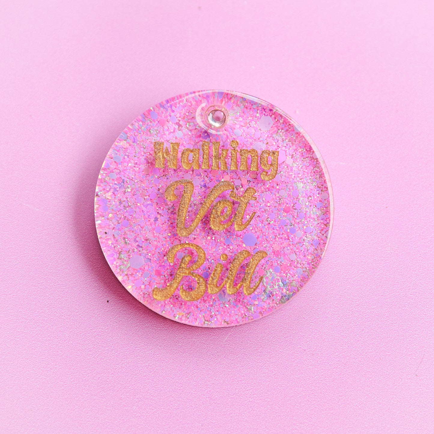 Walking Vet Bill Slogan Collar Candy®️