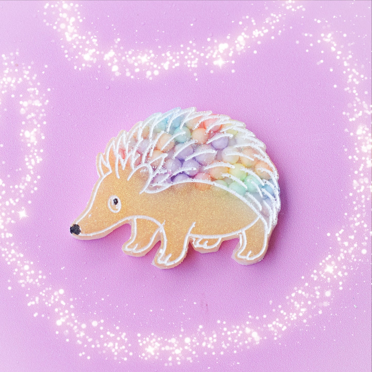 Large Echidna Pet Tag