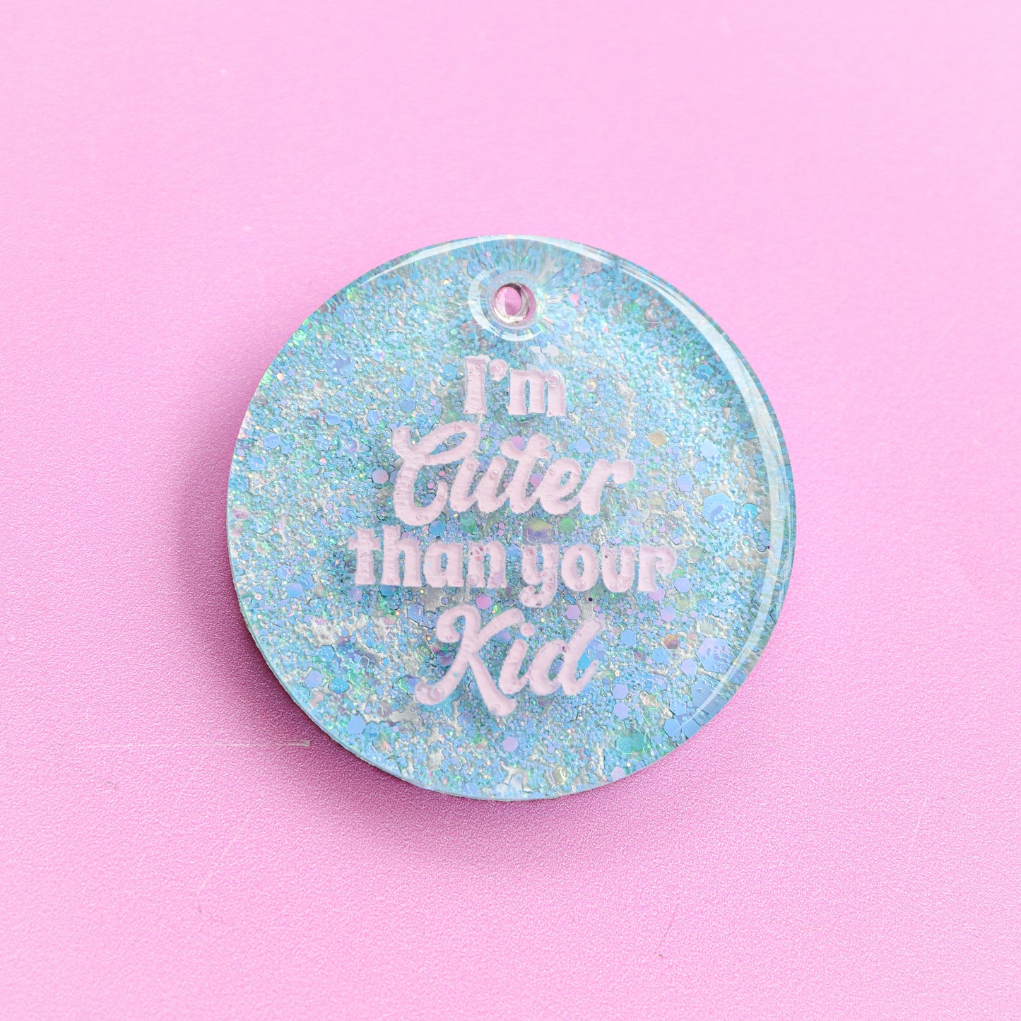 I’m Cuter than your Kid Slogan Collar Candy®️