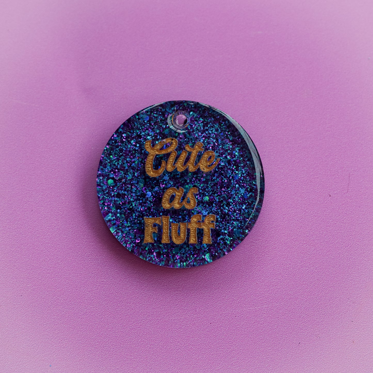 Cute as Fluff Slogan Collar Candy®️