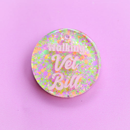 Walking Vet Bill Slogan Collar Candy®️