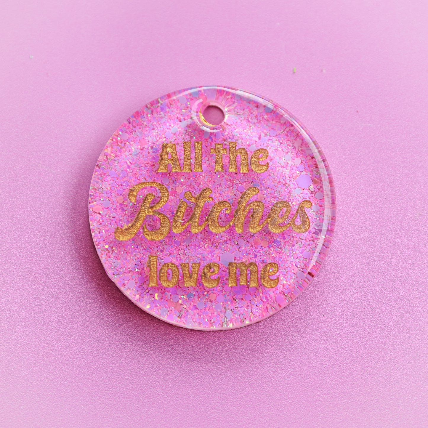 All the Bitches Love Me Slogan Collar Candy®️