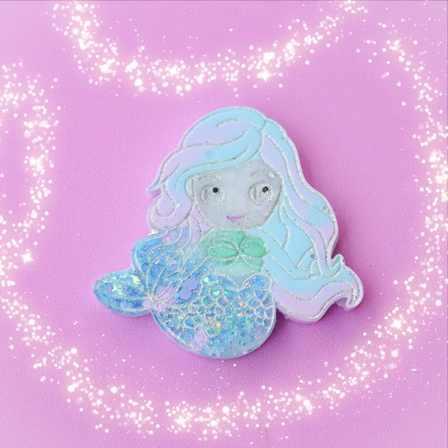 Medium Mermaid Pet Tag