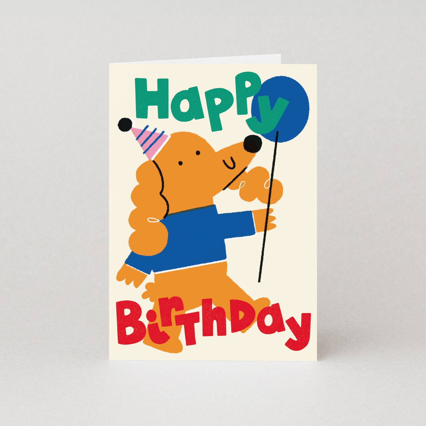 Happy Birthday Card | Poodle Birthday Card | Dog Cards