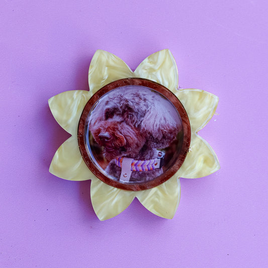 Sunflower Photo Magnet