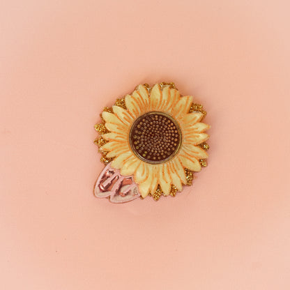 Layered Sunflower Pet Tag