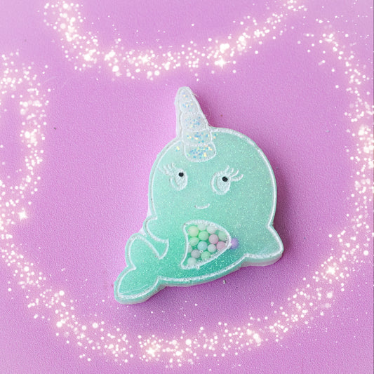 Small Narwhal Pet Tag