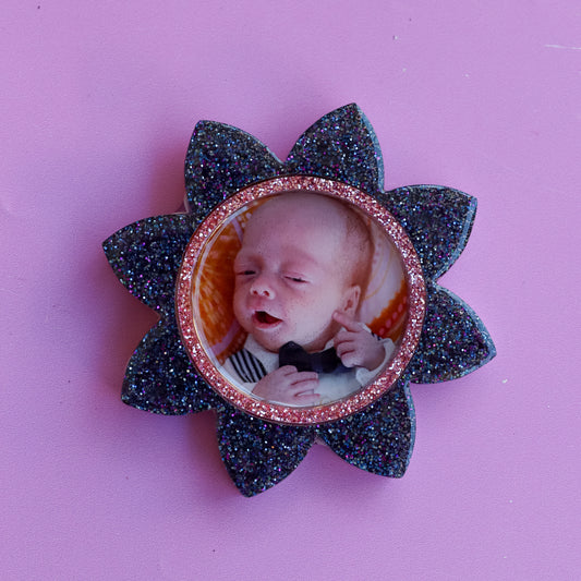Flower Photo Magnet