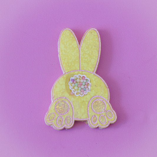 Large Bunny Bum Pet Tag