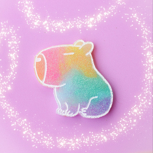 Large Capybara Pet Tag