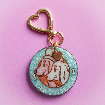 Custom Business QR Keyring