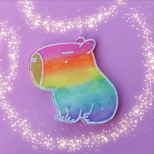 Large Capybara Pet Tag