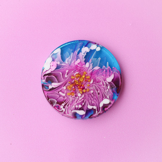 Large ‘Maybe an Orchid’ Circle Shaped Tag
