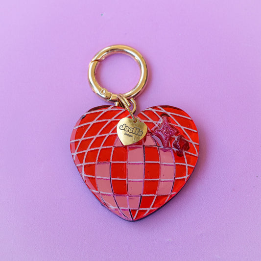 Red Disco Heart Collar Candy™️