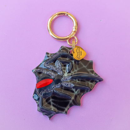 Glow in Dark Red Back Spider Collar Candy™️