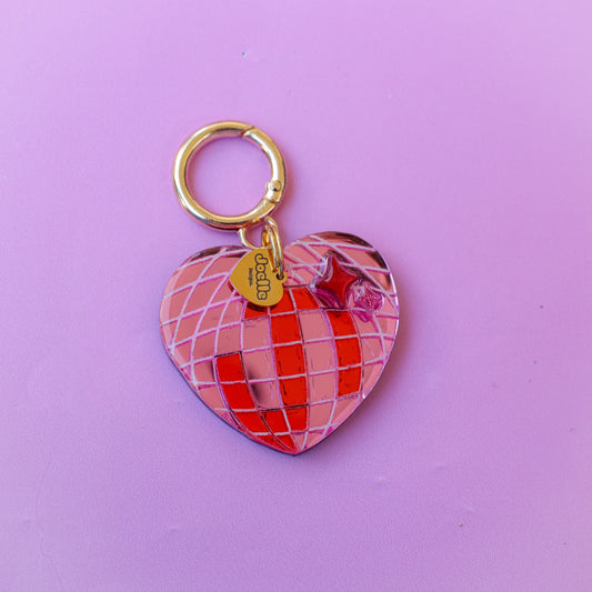 Pink Disco Heart Collar Candy™️