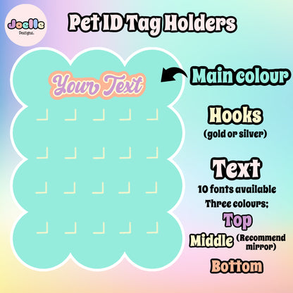 Customisable Pet ID Tag Holder