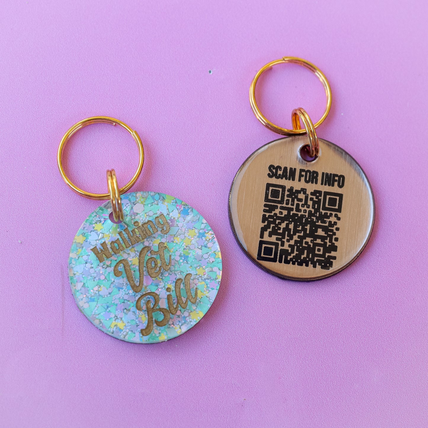 Walking Vet Bill Slogan Collar Candy™️