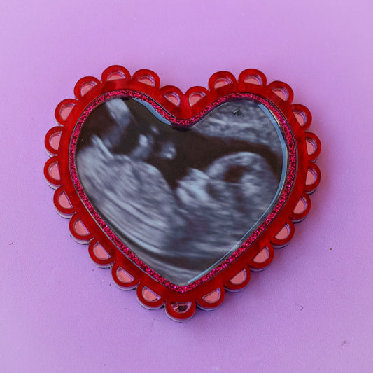 Custom Photo Valentine’s Magnet