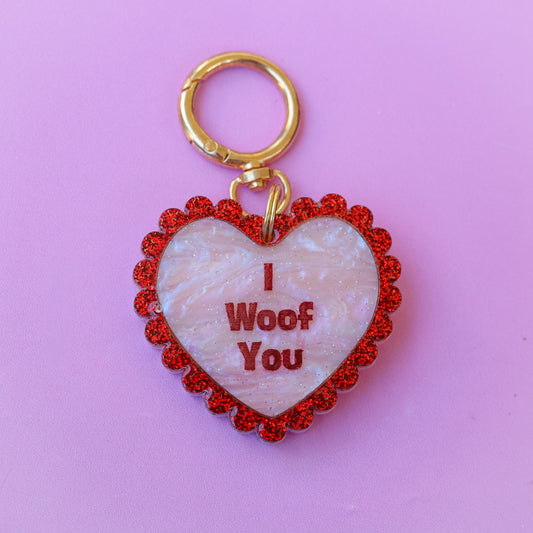 Custom Valentine’s Scalloped Heart Collar Candy™️