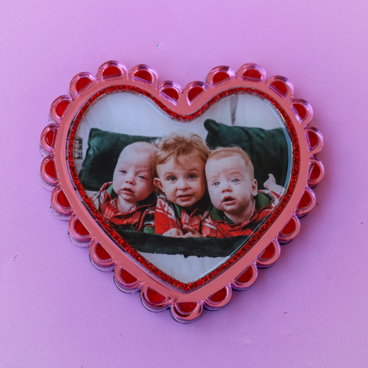 Custom Photo Valentine’s Magnet