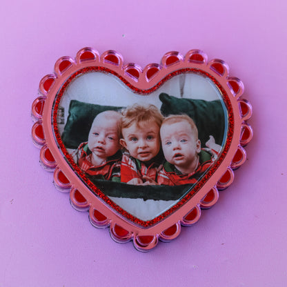 Custom Photo Valentine’s Magnet